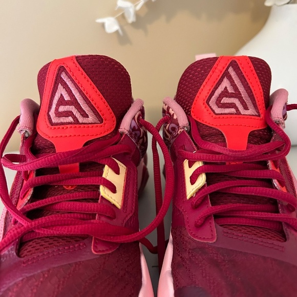 Nike Giannis Immortality 3 'Alphabet Bros' DZ7533-600 Red/Pink/Peach Men Size 7 - Picture 11 of 17